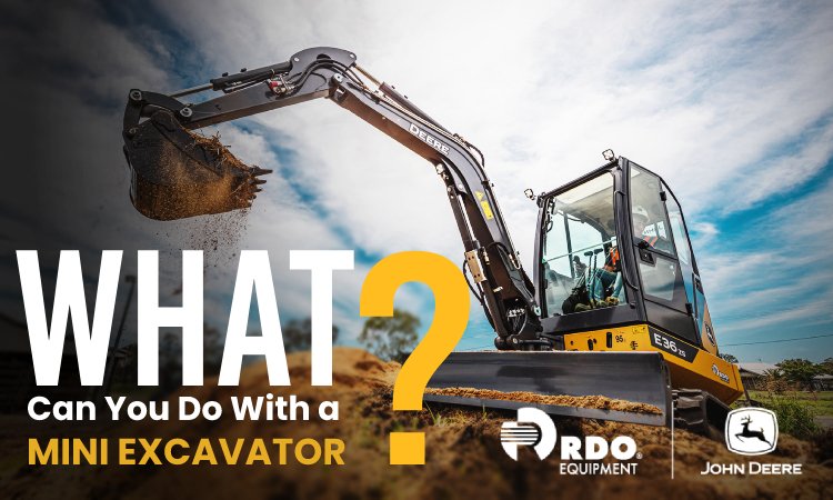 What Can You Do With a Mini Excavator