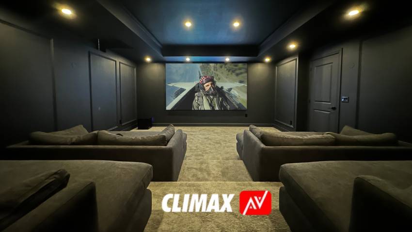 custom home cinema installation