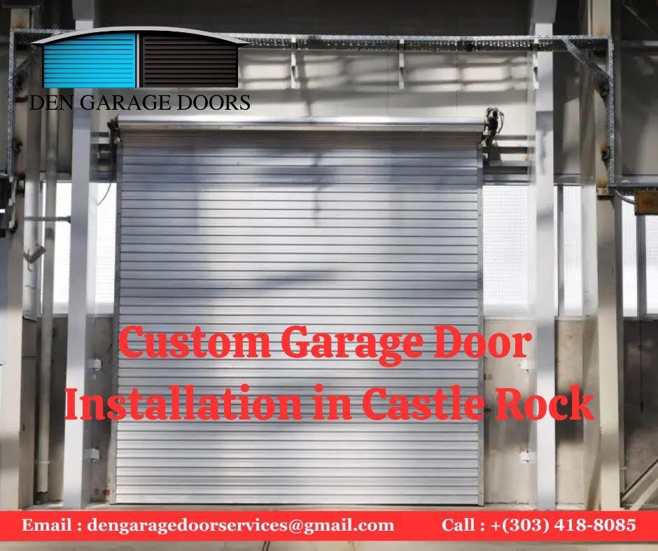 Custom garage door installation Castle Rock