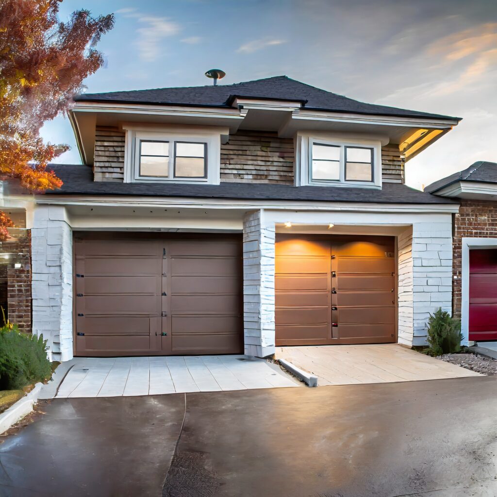 Expert technicians fixing garage doors in Washington DC