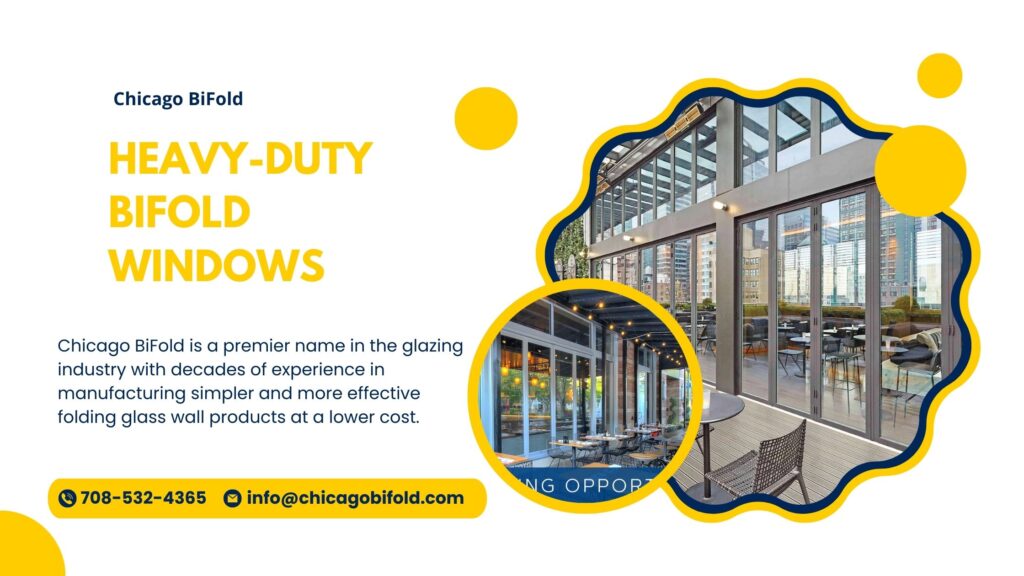 Heavy-duty bifold windows
