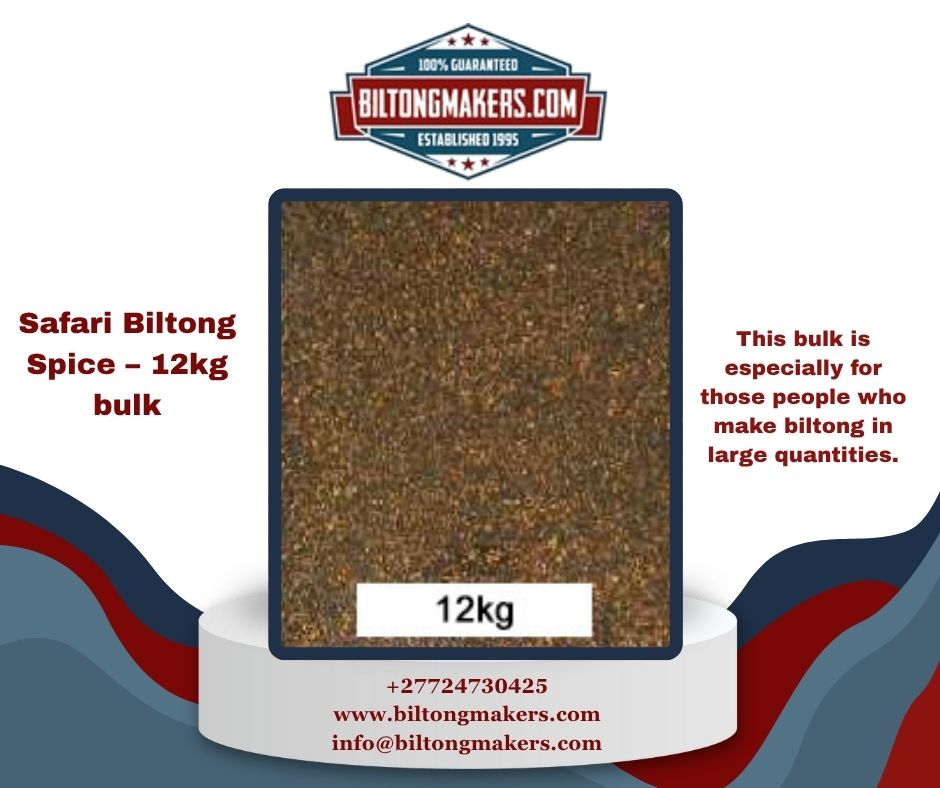 This image has an empty alt attribute; its file name is Safari-Biltong-Spice-%E2%80%93-12kg-bulk-22-07-2025-1.jpg