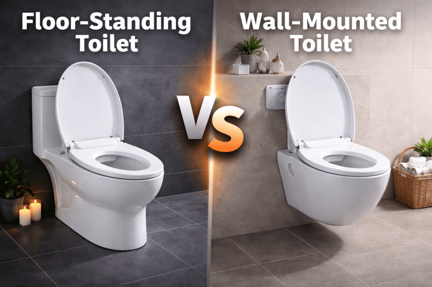 Floor-standing toilet VS wall-mounted toilet