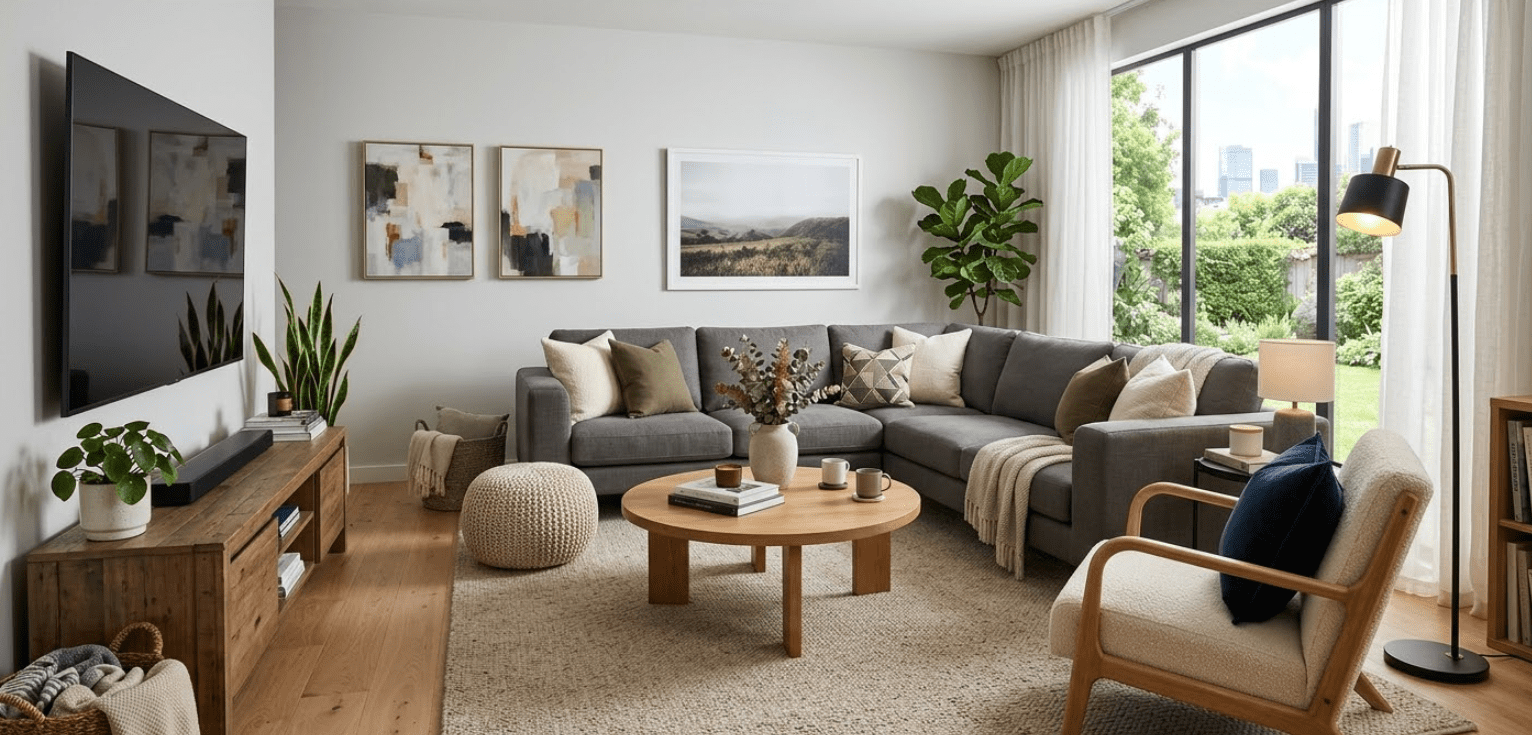 Living Room Sofa Arrangement and Layout