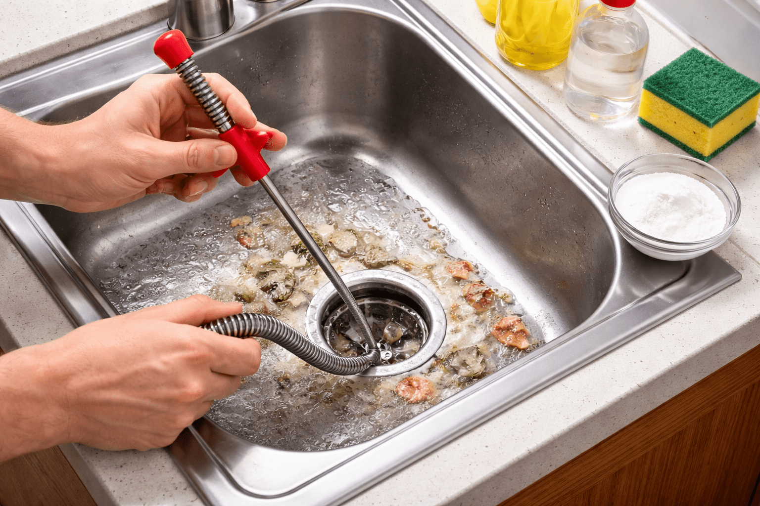 Solutions for clogged kitchen drains