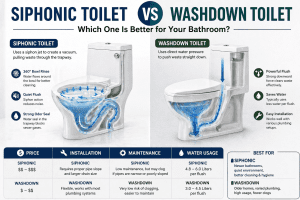 Siphonic vs Washdown Toilets: Which One Is Better for Your Bathroom?
