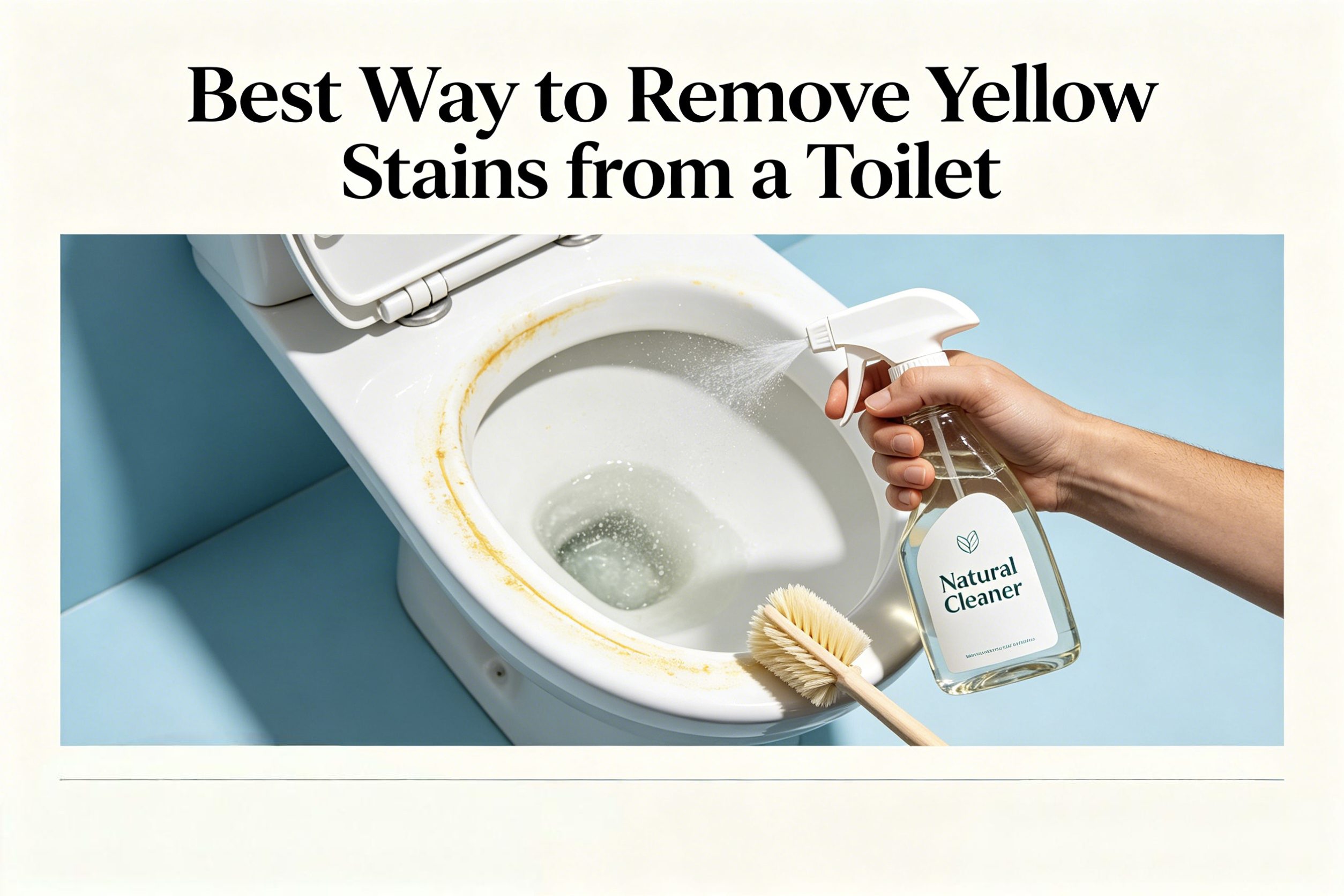 Best Way to Remove Yellow Stains from a Toilet