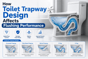 How Toilet Trapway Design Affects Flushing Performance
