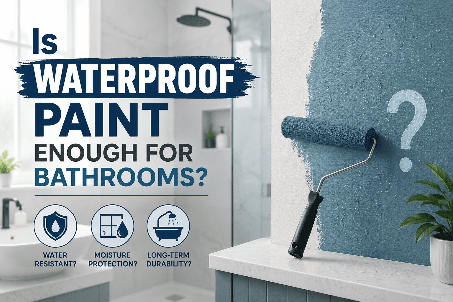 Is Waterproof Paint Enough for Bathrooms