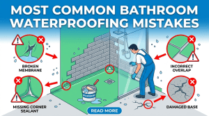 Most Common Bathroom Waterproofing Mistakes