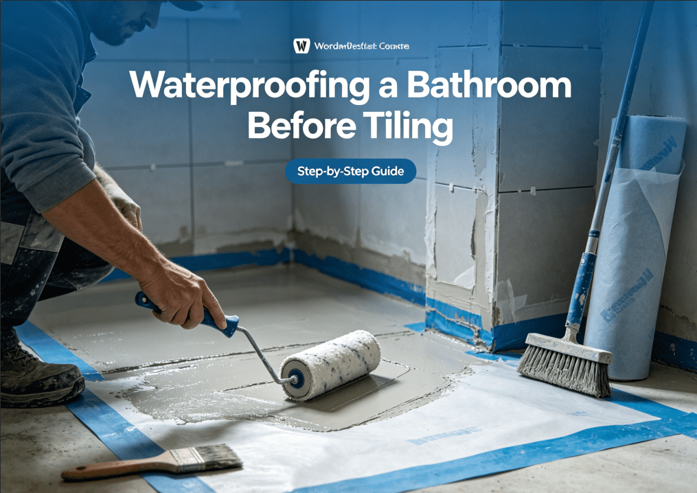 Waterproofing a Bathroom Before Tiling