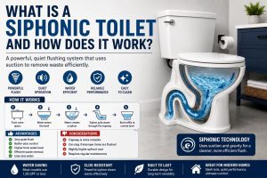 What Is a Siphonic Toilet and How Does It Work?