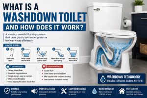 What Is a Washdown Toilet and How Does It Work?