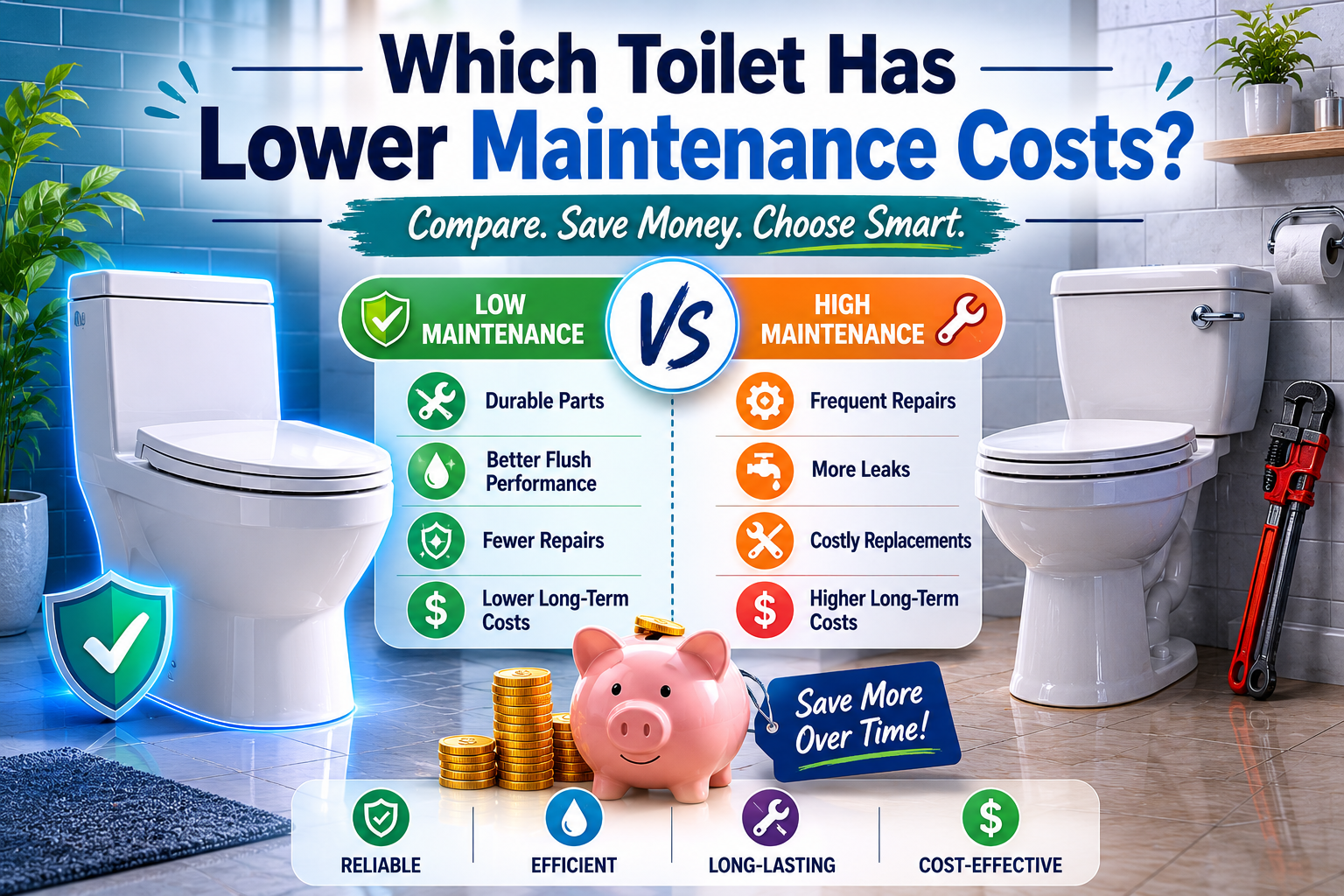 Which Toilet Has Lower Maintenance Costs