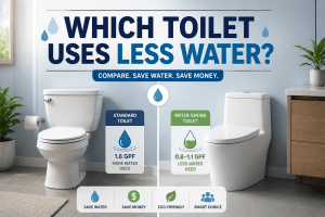 Which Toilet Uses Less Water?