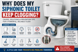 Why Does My Siphonic Toilet Keep Clogging?