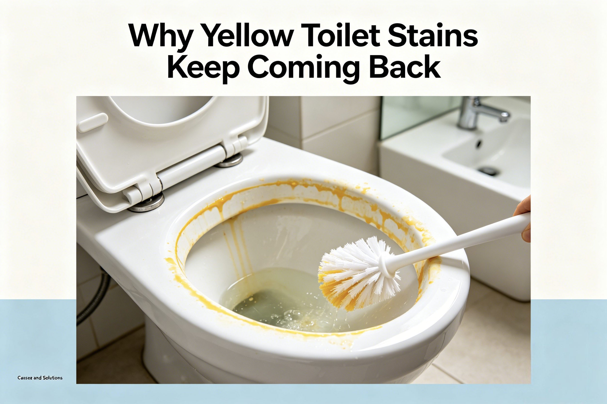 Why Yellow Toilet Stains Keep Coming Back