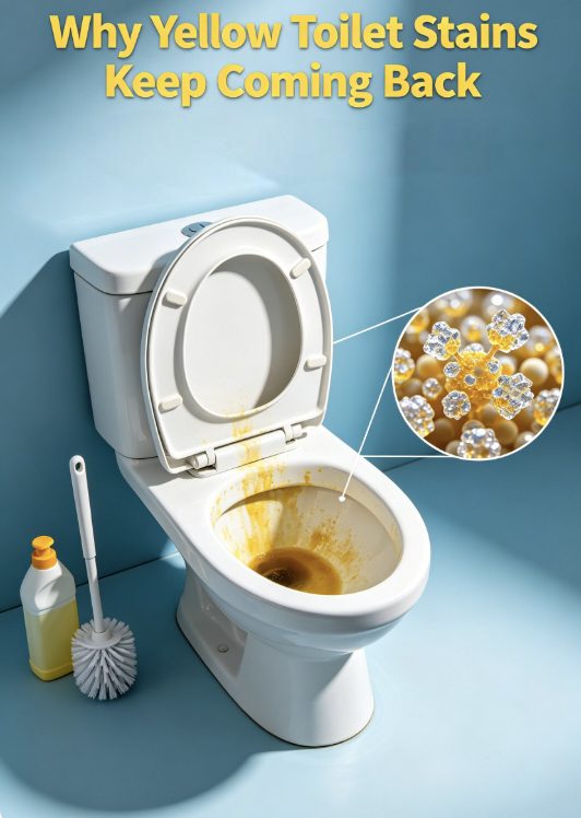 Why Yellow Toilet Stains Keep Coming Back