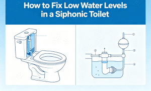 How to Fix Low Water Levels in a Siphonic Toilet
