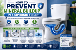 How to Prevent Mineral Buildup in a Siphonic Toilet