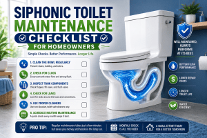 Siphonic Toilet Maintenance Checklist for Homeowners