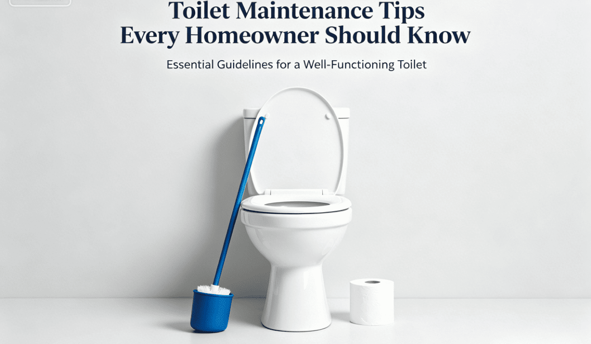 Toilet Maintenance Tips Every Homeowner Should Know