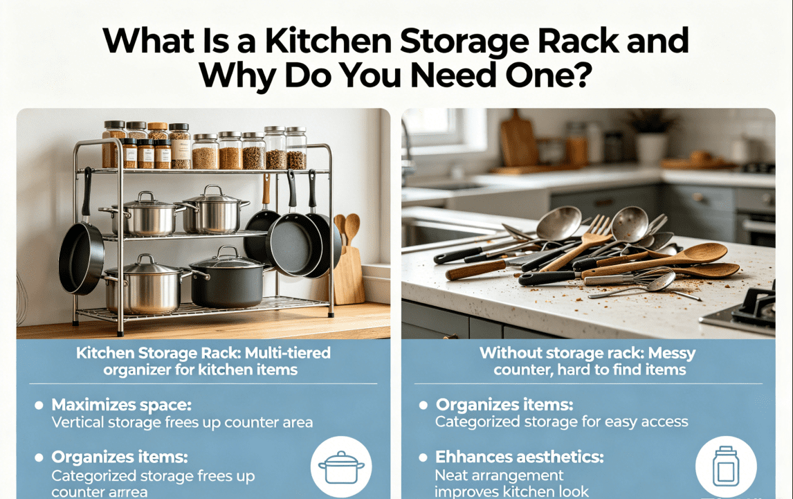 What Is a Kitchen Storage Rack and Why Do You Need One