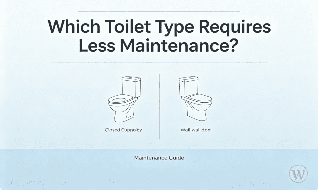 Which Toilet Type Requires Less Maintenance