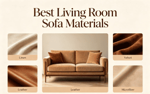 Best Living Room Sofa Materials