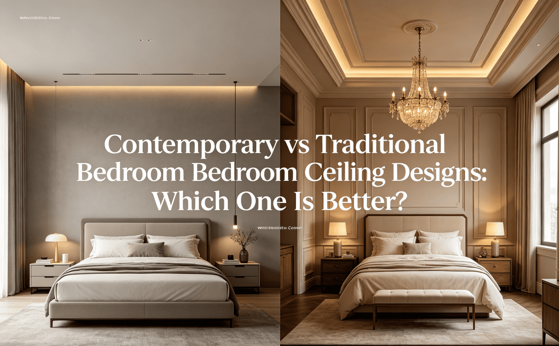 Contemporary vs Traditional Bedroom Ceiling Designs Which One Is Better