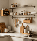 How to Organize a Small Kitchen with Storage Racks