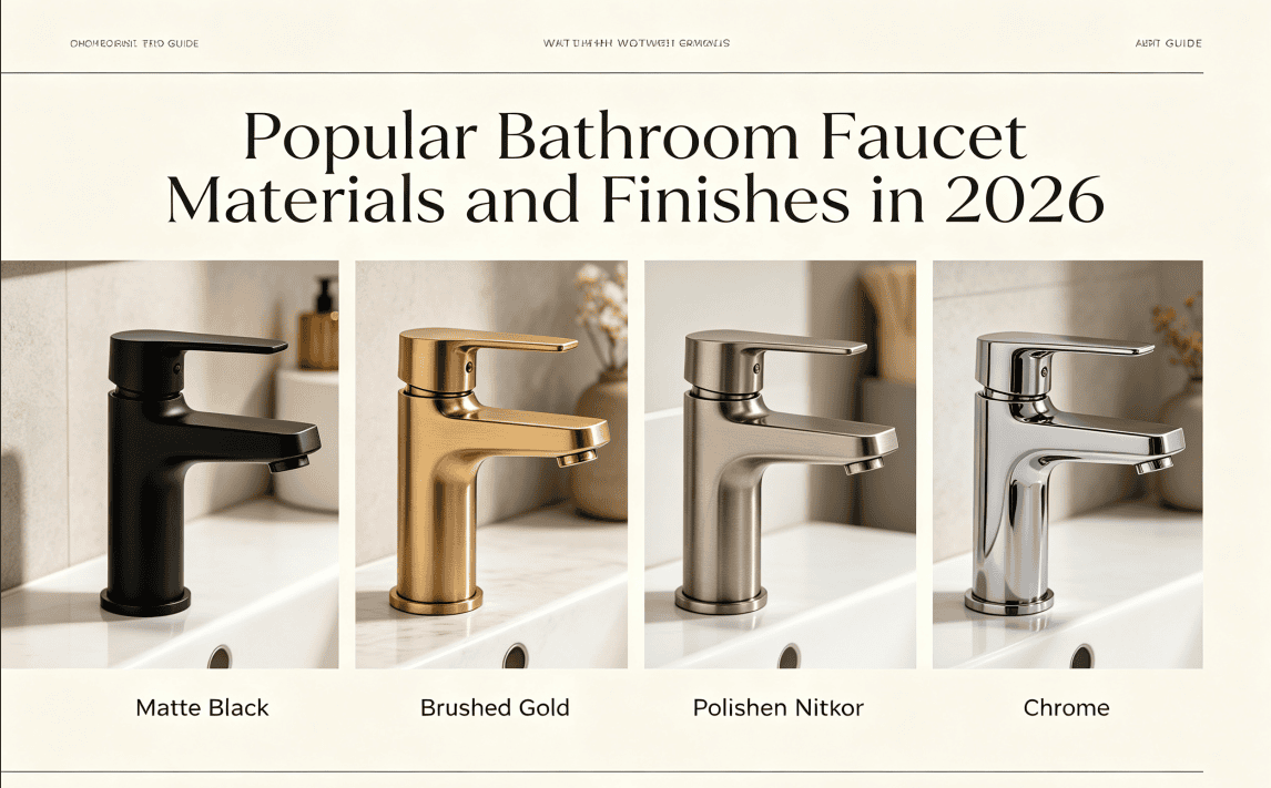 Popular Bathroom Faucet Materials and Finishes in 2026