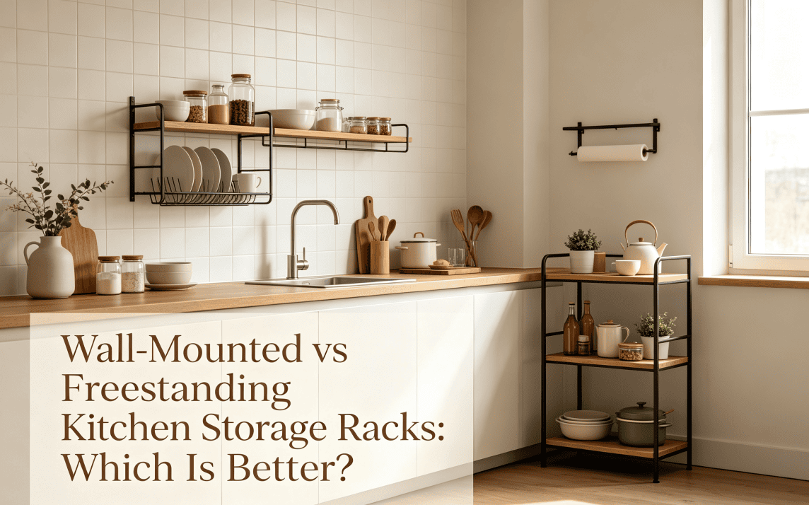 Wall-Mounted vs Freestanding Kitchen Storage Racks Which Is Better