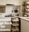 Best Kitchen Storage Rack Ideas for Apartments