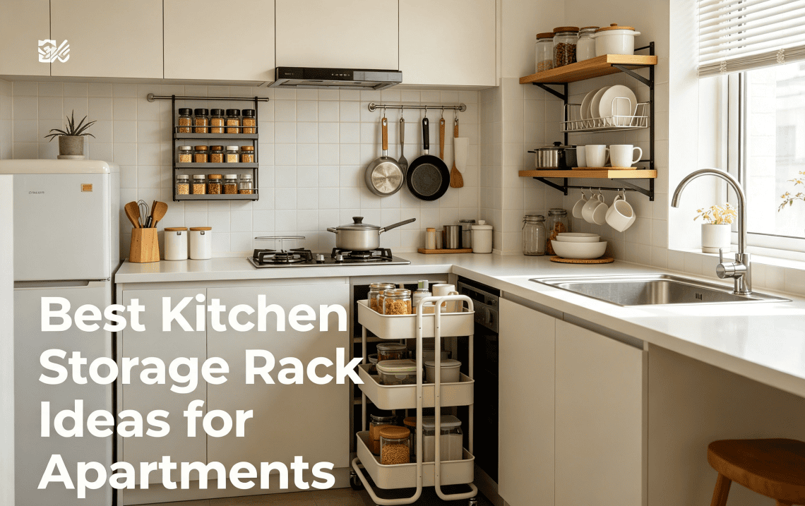 Best Kitchen Storage Rack Ideas for Apartments